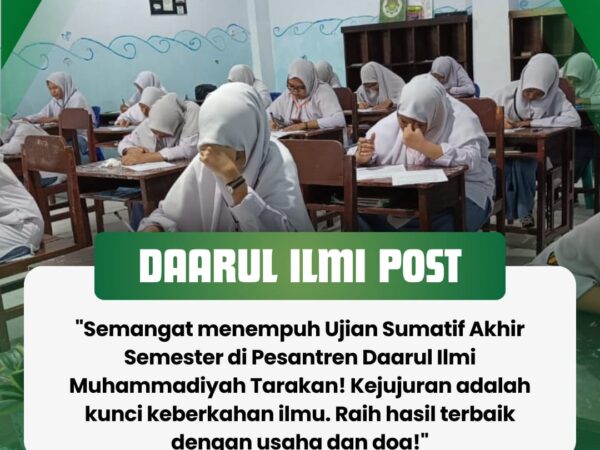 Semangat Menempuh Ujian Sumatif Akhir Semester